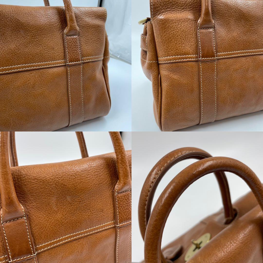 ✨美品✨　Mulberry ベイズウォーター　ショルダーバッグ　金具　ブラウン