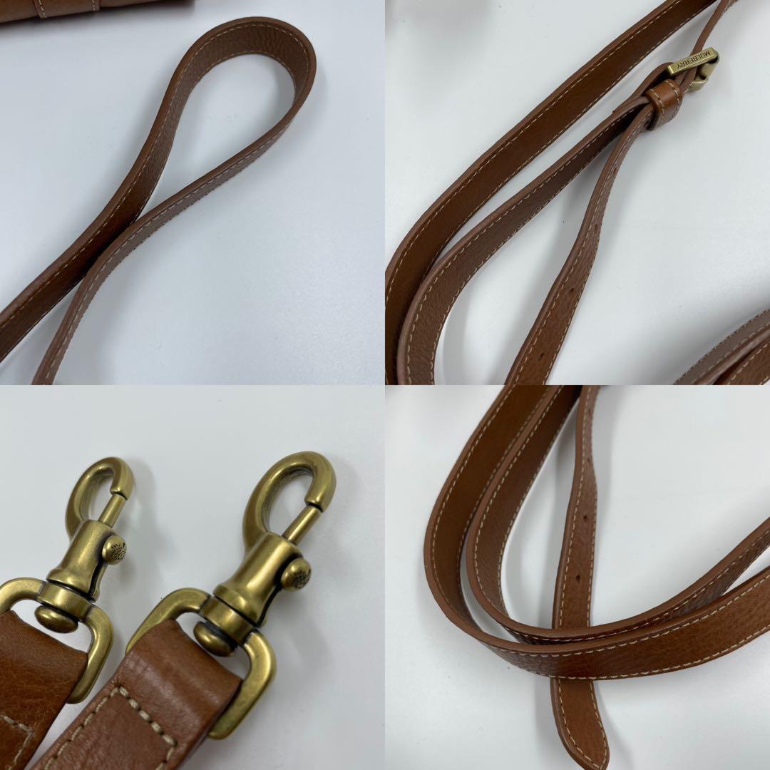 ✨美品✨　Mulberry ベイズウォーター　ショルダーバッグ　金具　ブラウン