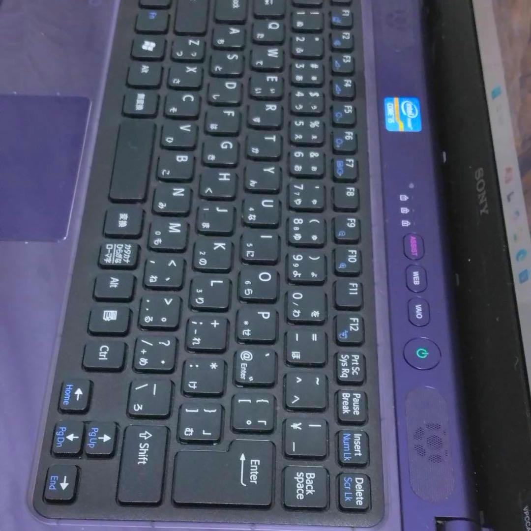 VAIOノートパソコン✨windows11大容量i5すぐ使えるカメラオフィス付