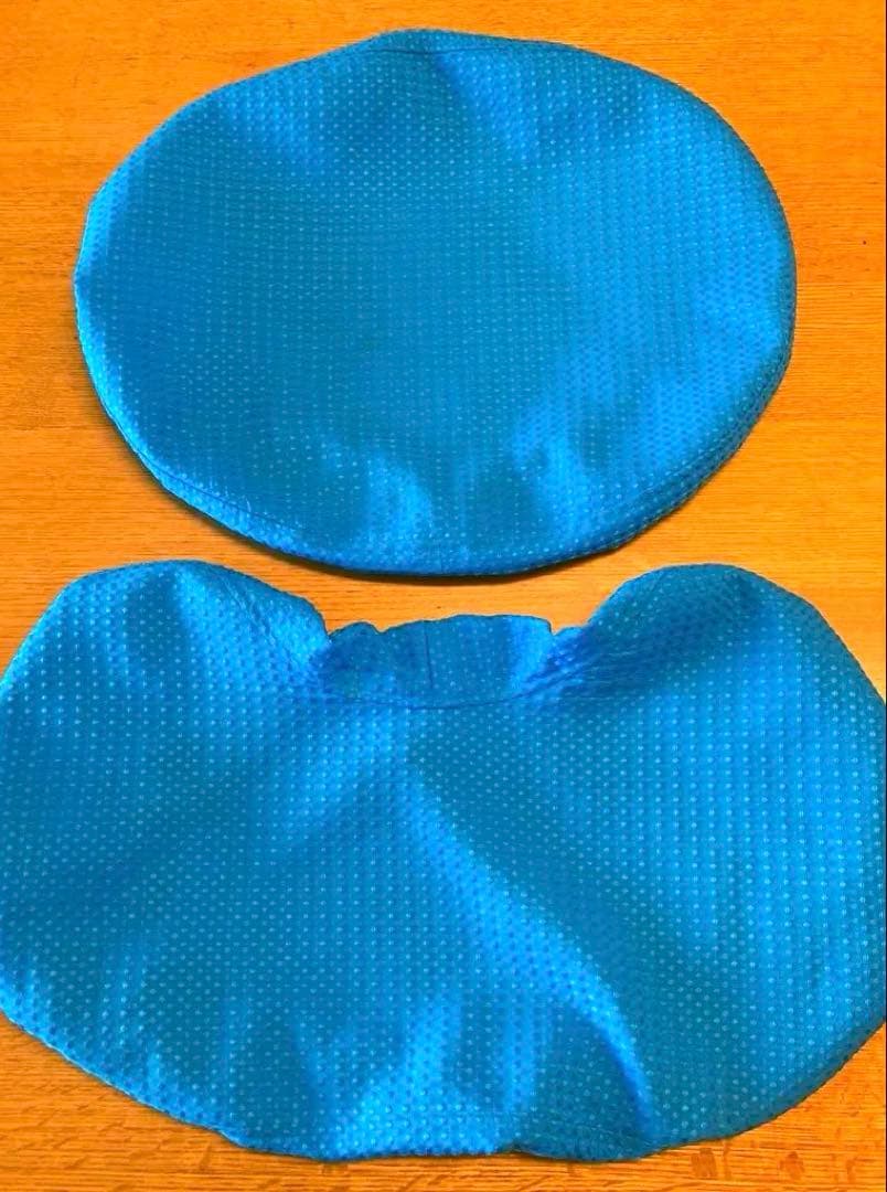 サカモトハウス　バランスチェアイージー　美品　ライトブルー　水色　純正カバー付き