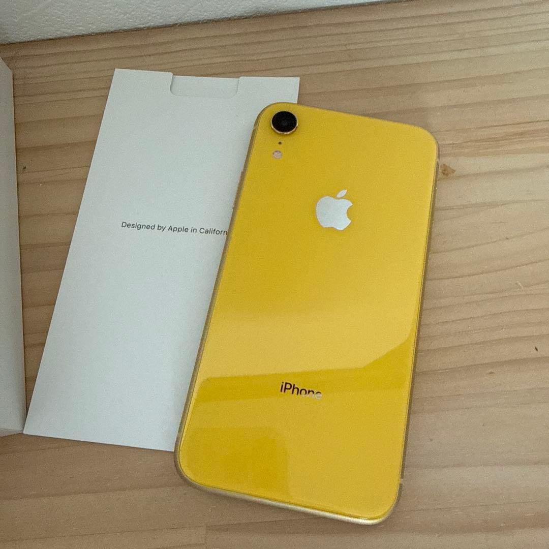 iPhone XR yellow 128㎇