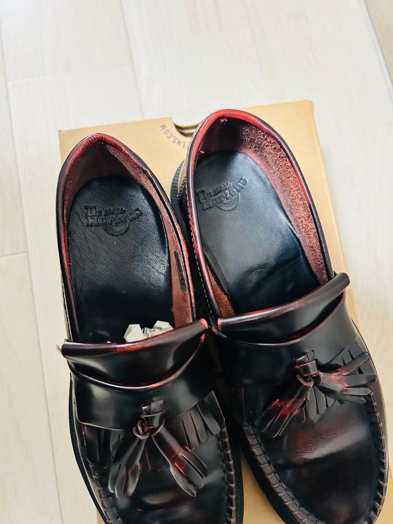 Dr.Martens ドクターマーチン タッセル ローファー チェリーレッド