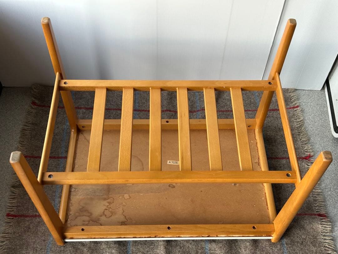 オールドカリモク　karimoku デコラトップ　サイドテーブル　ヴィンテージ