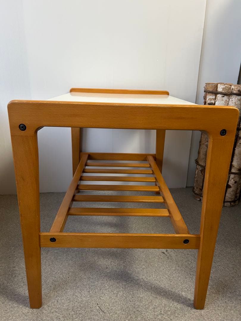 オールドカリモク　karimoku デコラトップ　サイドテーブル　ヴィンテージ