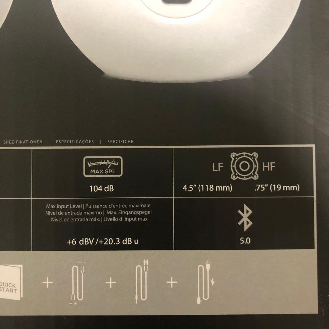 【新品同様】JBL 104-BT w スピーカー ホワイト　Bluetooth対