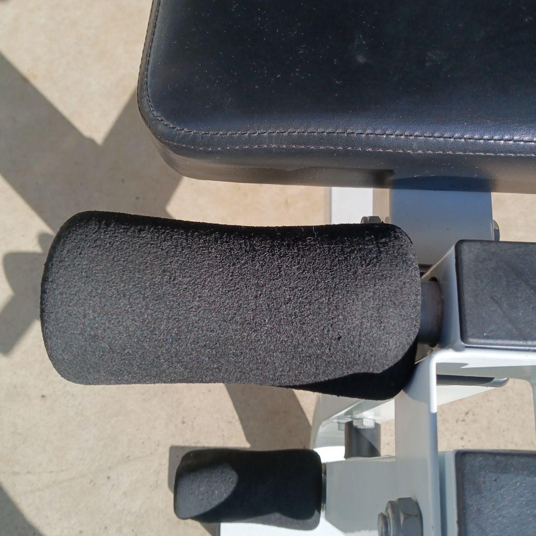 トレーニング　マルチベンチプレス台 ホワイト スチール製