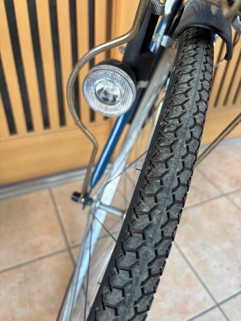 アサヒ購入シティサイクル 26インチ 内装2段変速 前後カゴ付き 自転車