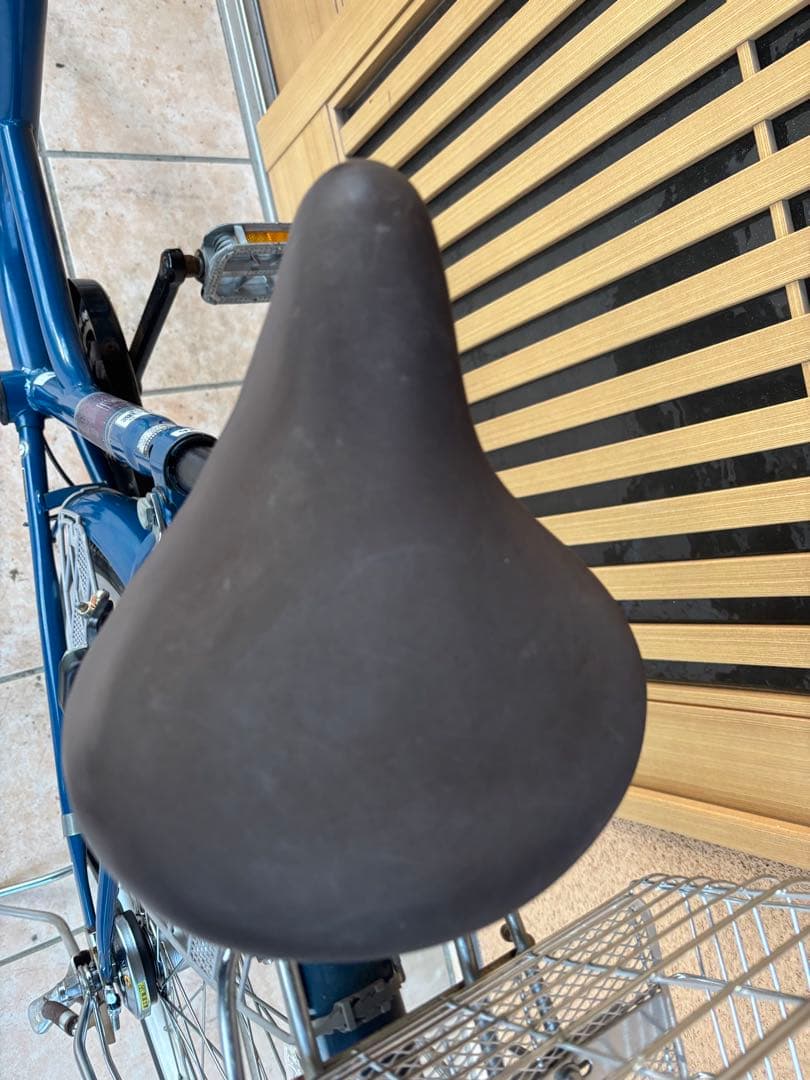 アサヒ購入シティサイクル 26インチ 内装2段変速 前後カゴ付き 自転車