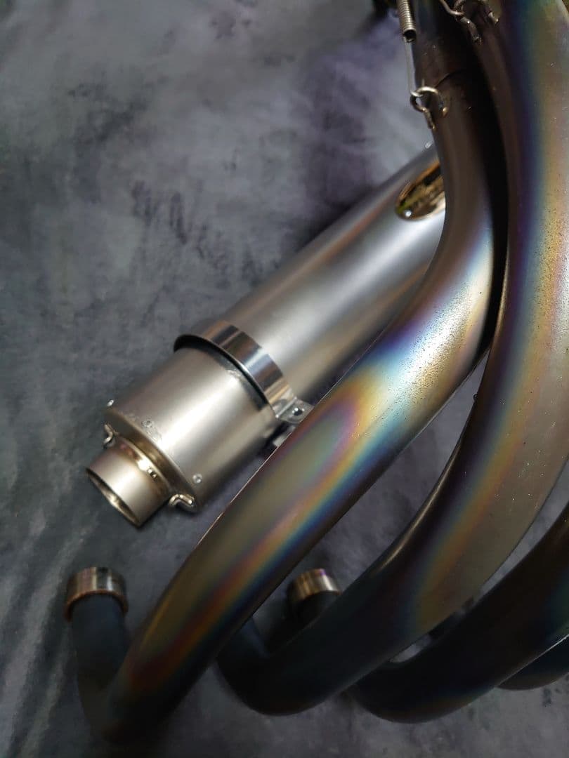 ZRX1200 1100 TSUKIGI ツキギ チタン フルエキ 美品 ♪