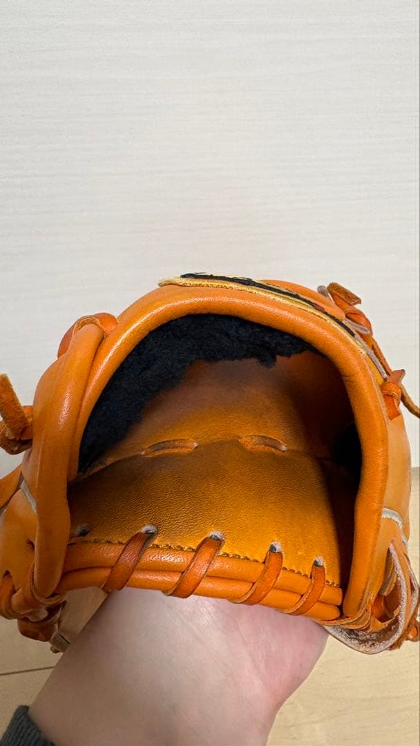 ZETT 軟式グローブ BRGA30217 オレンジ