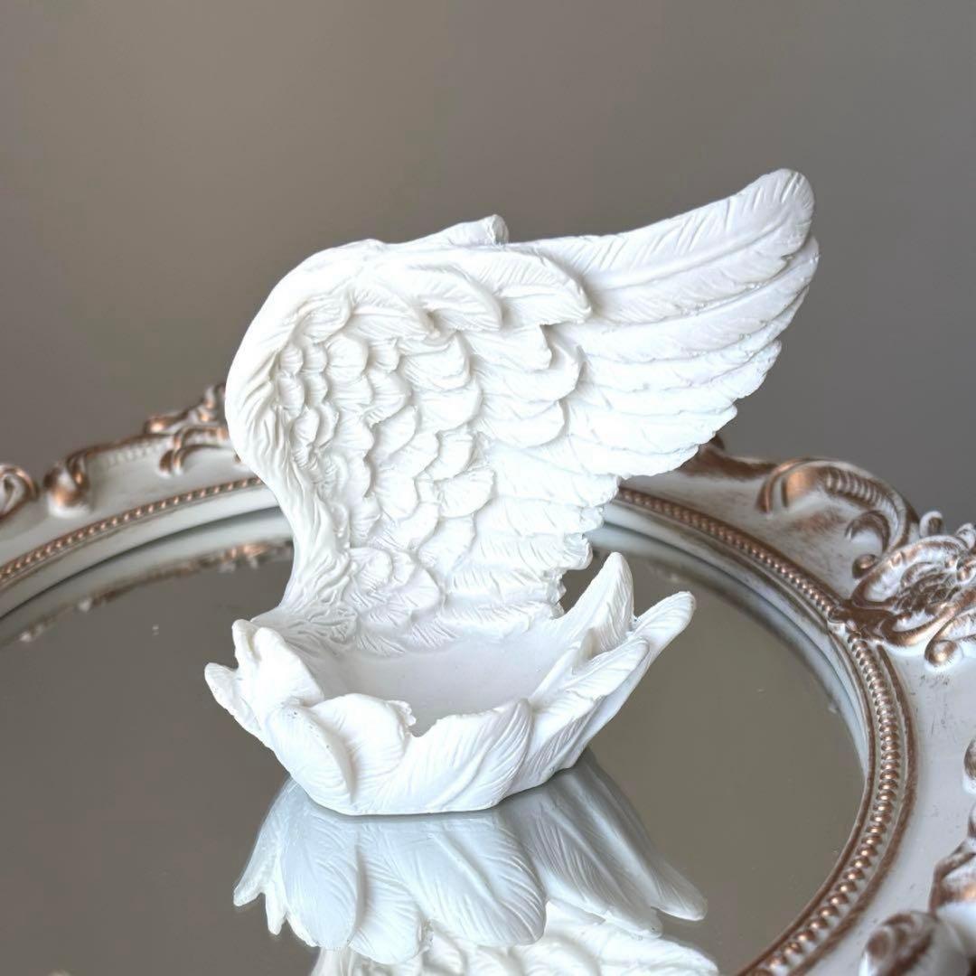 ラスト1個‼️ 天使の羽 台座 スフィア さざれ入れ アクセサリー置き