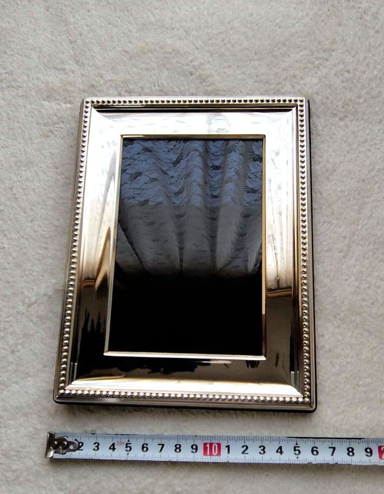 CHRISTOFLE クリストフル シルバー パールフォトフレーム 写真立て