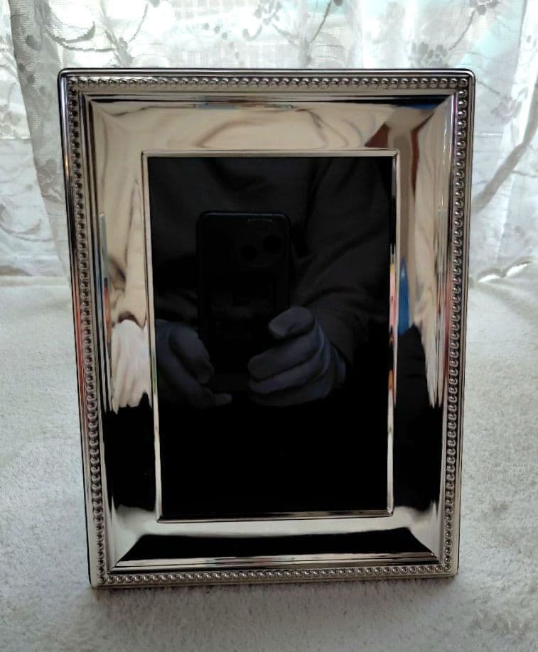 CHRISTOFLE クリストフル シルバー パールフォトフレーム 写真立て