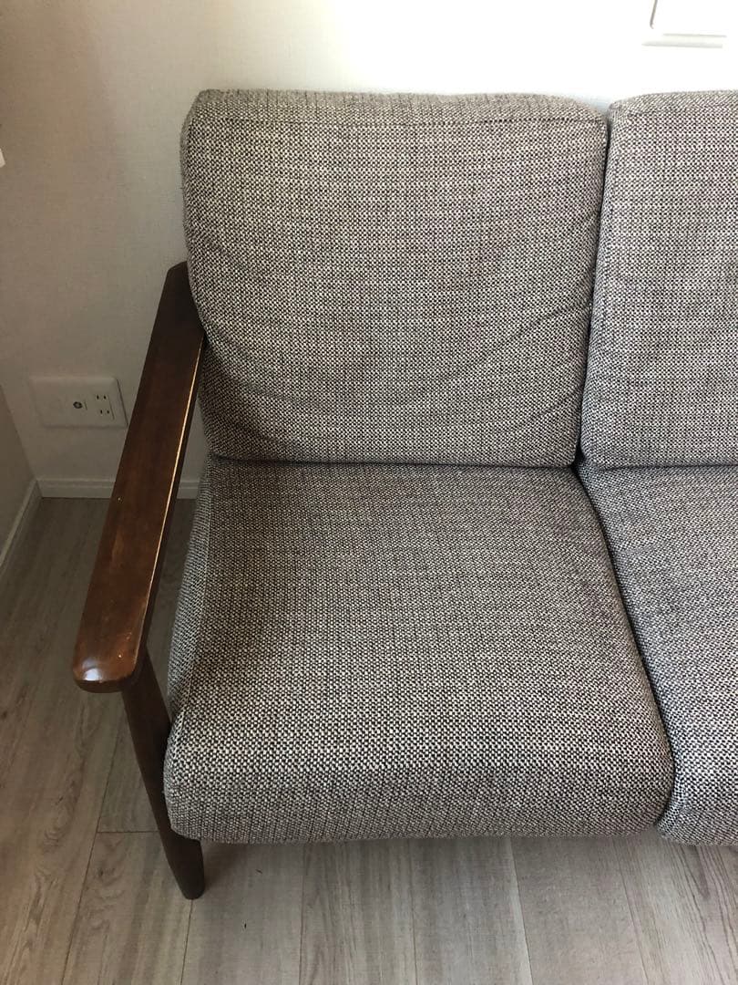 【ノ】ニトリの2人用ソファ(マイスBE/MBR)