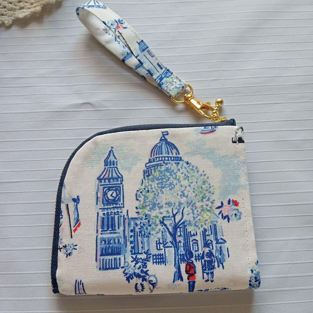 専用品　ボストントートバッグ•ミニ財布ストラップ付き　Ｌ字ファスナー財布