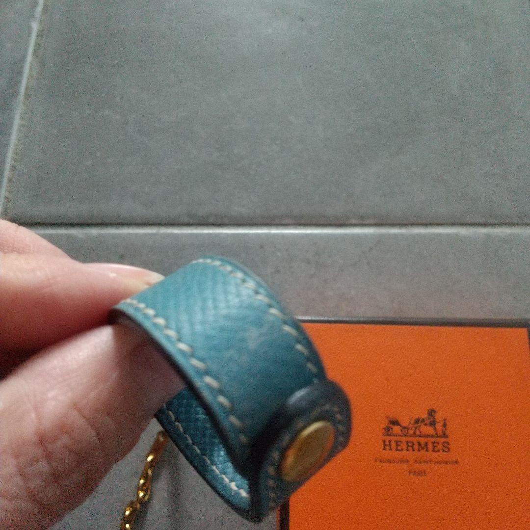 HERMES エルメス グローブホルダー ブルージーン