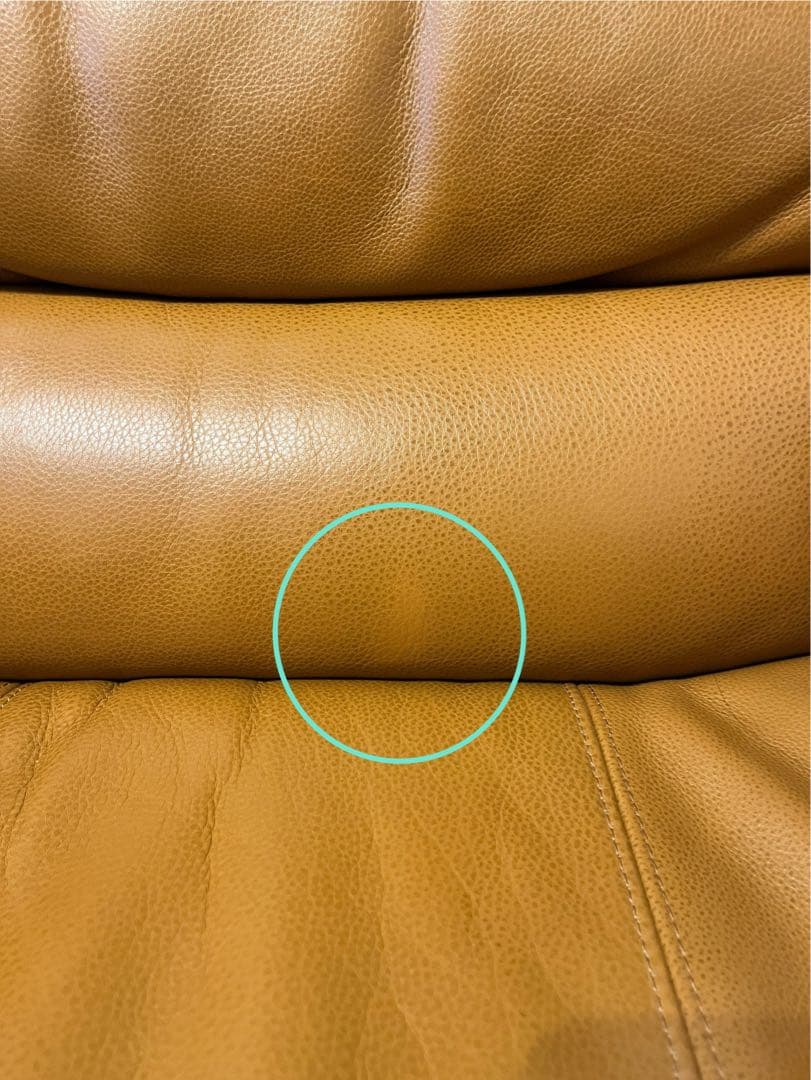 ニトリ　１人用　電動リクライニングソファ(ビリーバー3) 本革 厚革