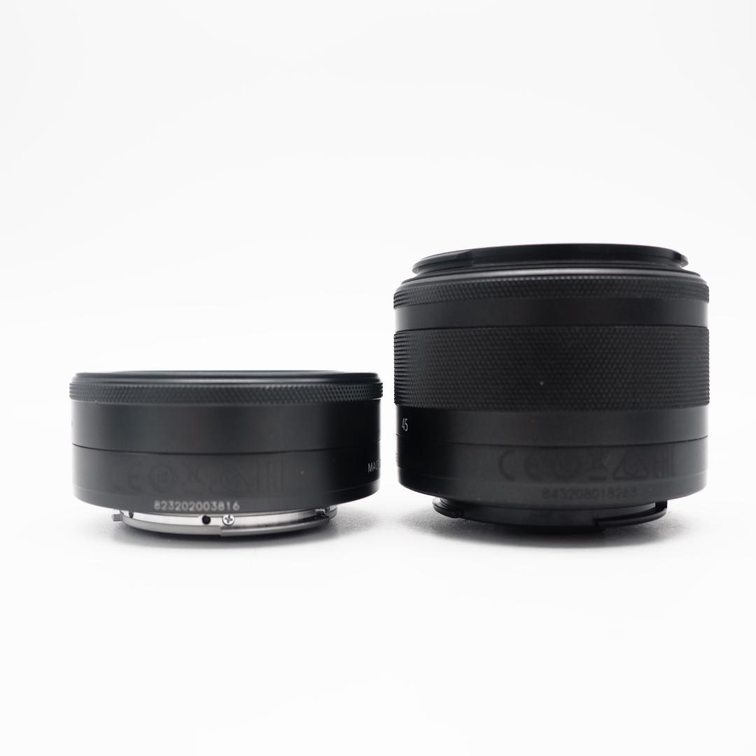 ショット数1000回未満✨ Canon Eos Kiss M ダブルレンズキット