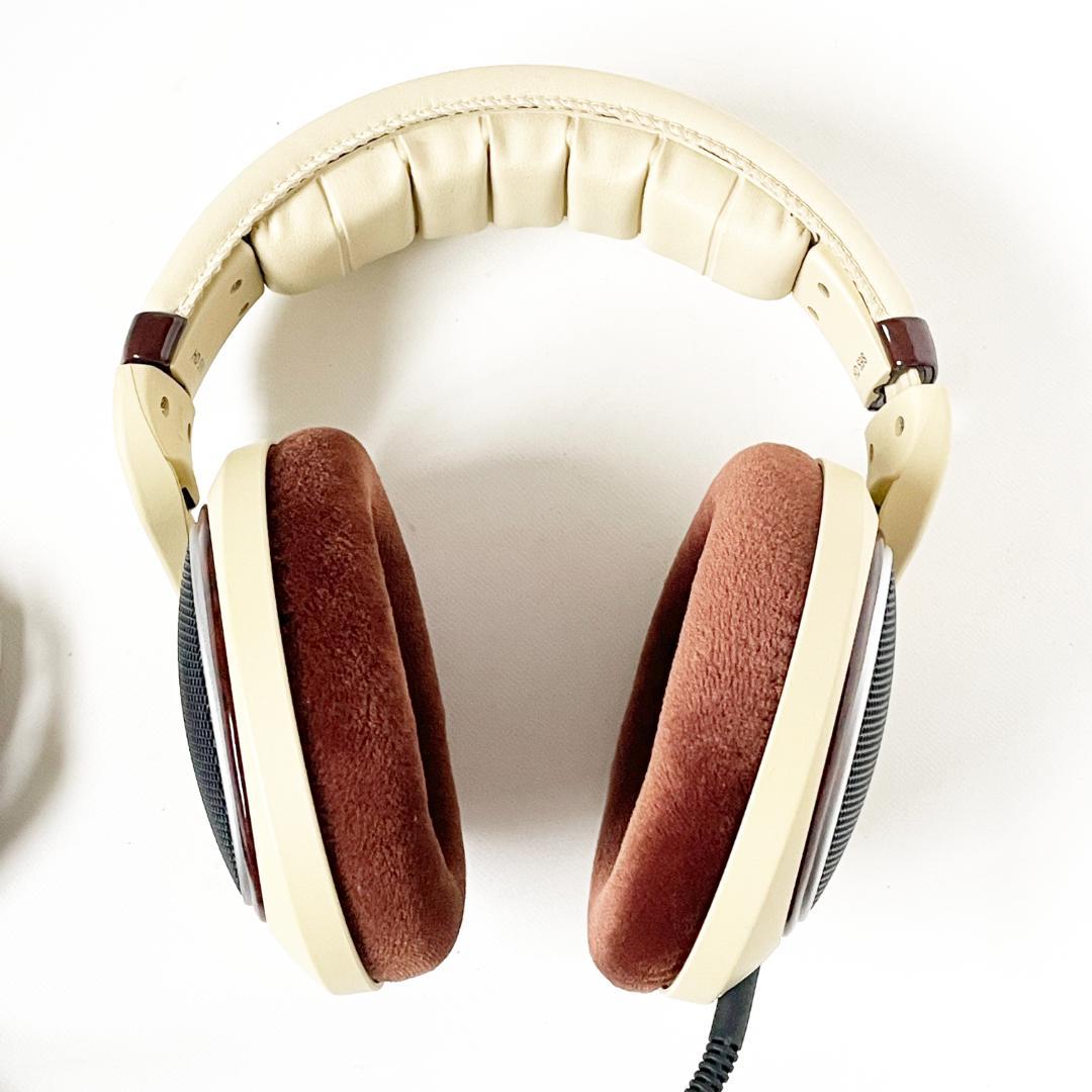 きれい ゼンハイザー HD598 有線ヘッドホン プリン