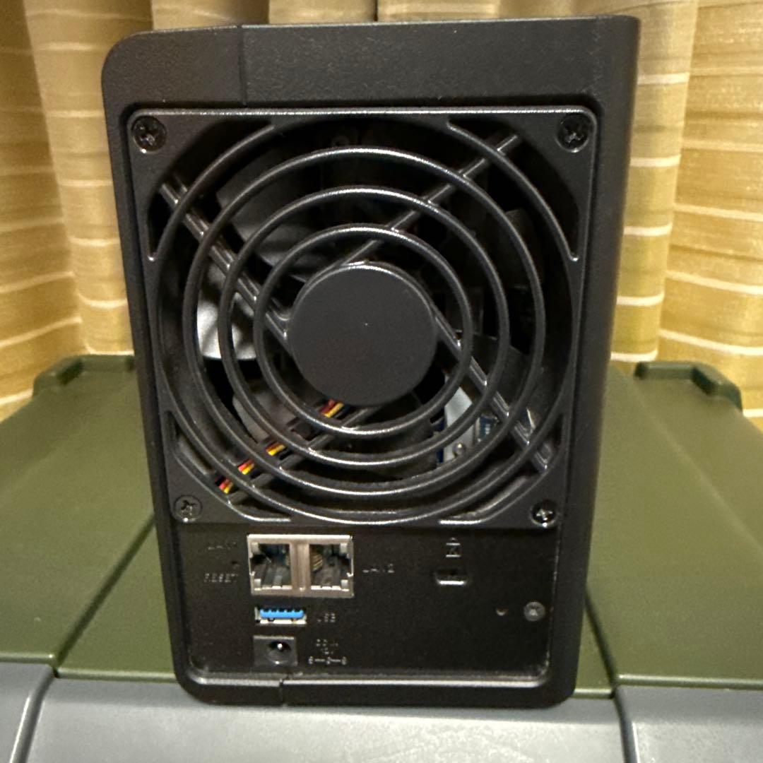 Synology NAS DS220+ 8GBメモリ増設 HDDなし 2ベイ