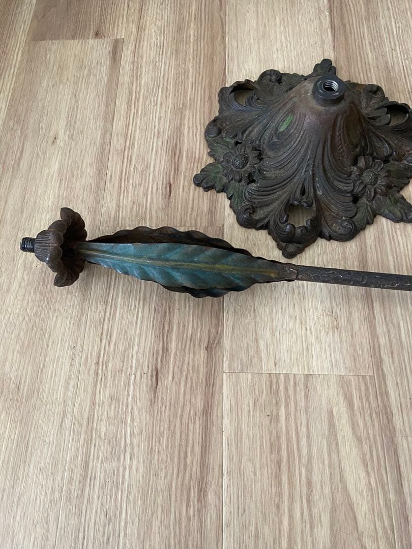 アンティーク　鳥籠ハンガー　100年前　シャビーシック