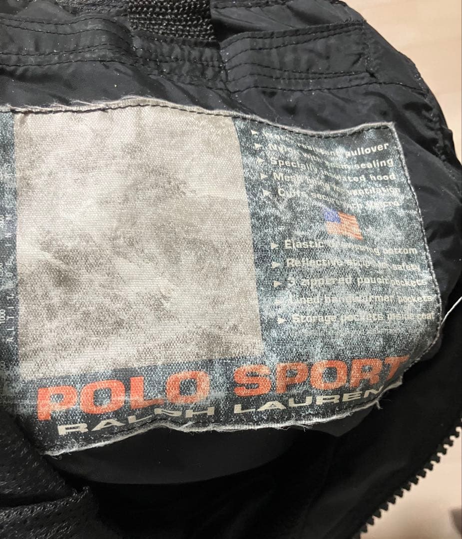 希少‼︎ POLO SPORT ポロスポーツ アノラックナイロンジャケット ブルー
