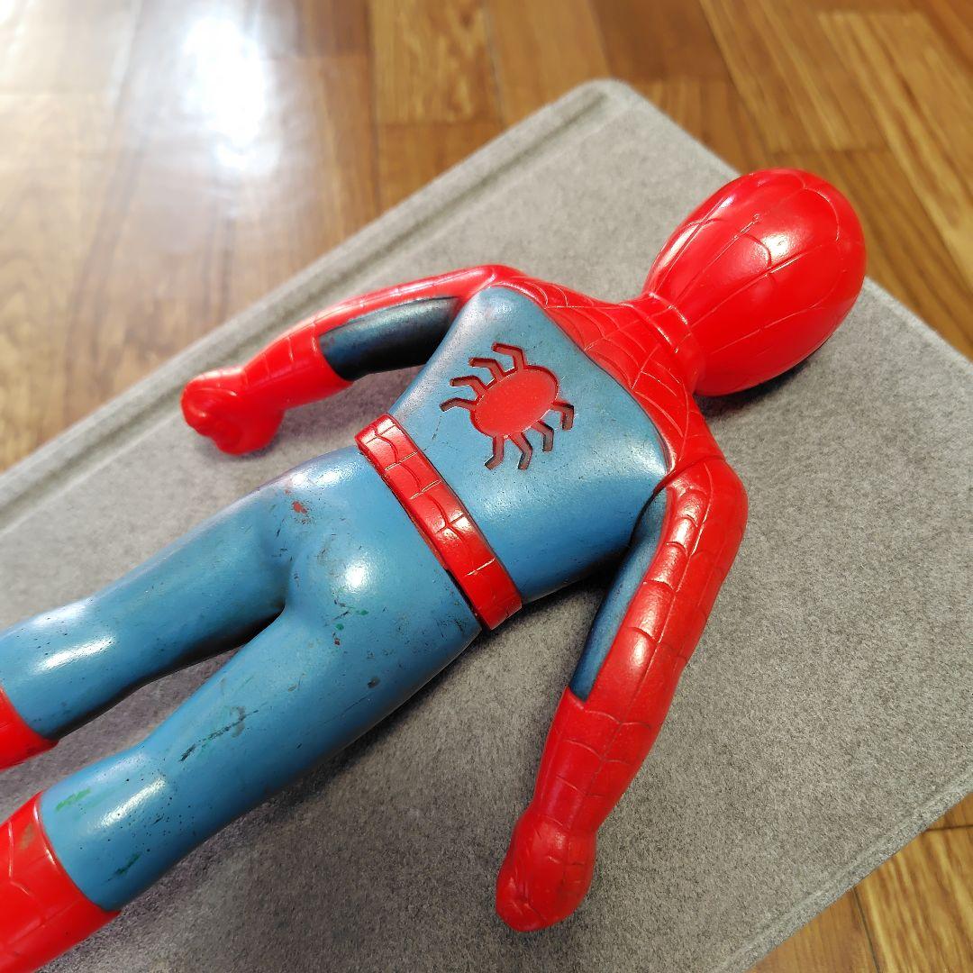 【レア品・当時物】スパイダーマン　ソフビ　1978年　東映