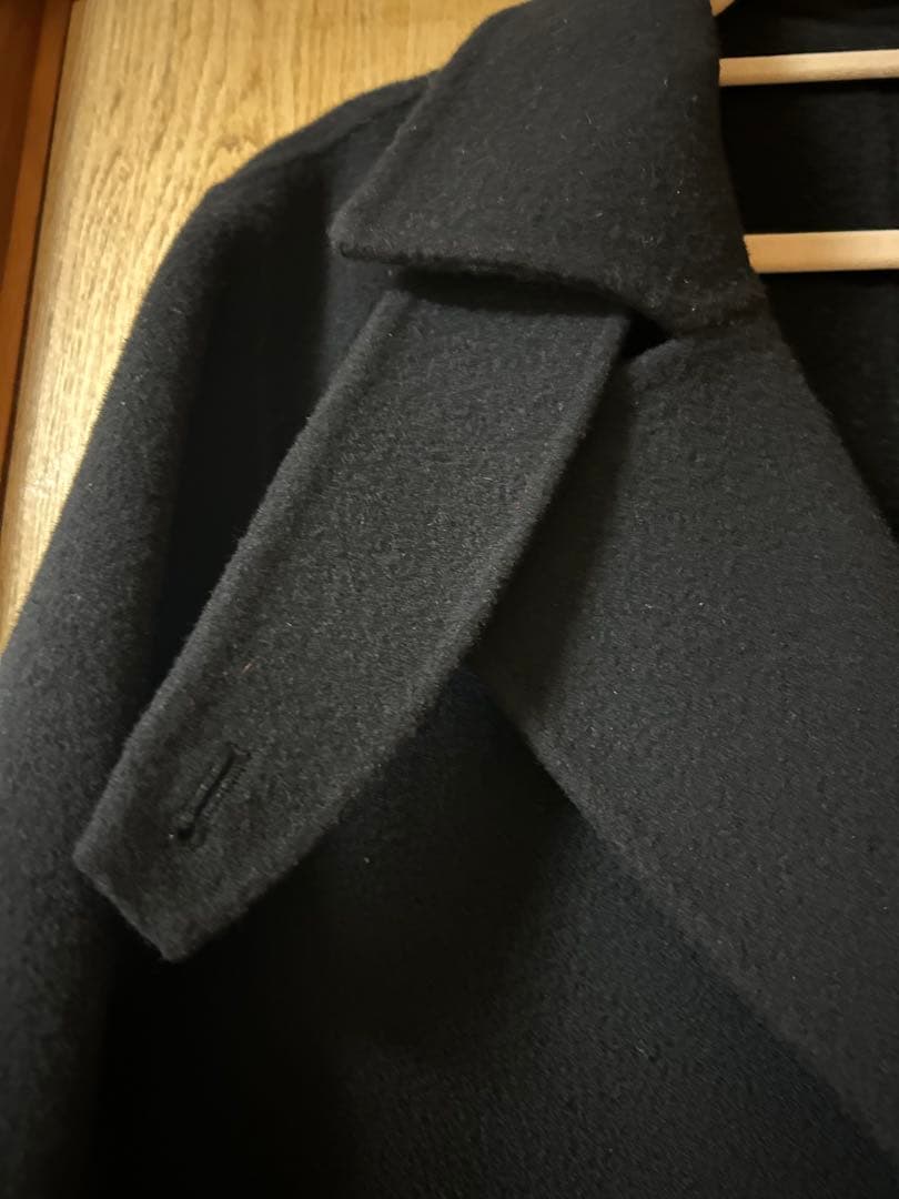 自由区【今季】ウールリバーダブルブレストコート