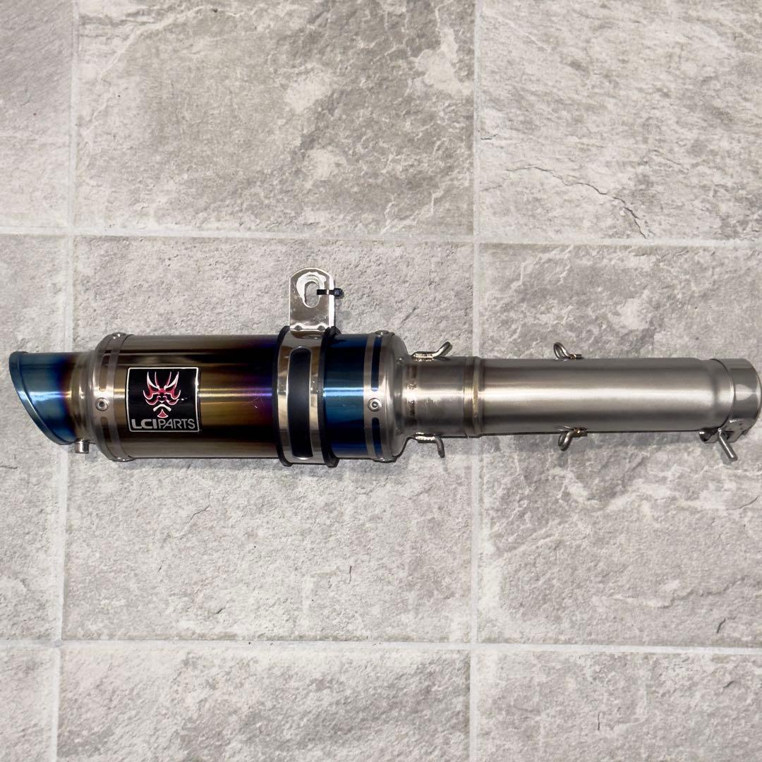CB400SF NC42 LCI製 ショートチタン スリップオン マフラー