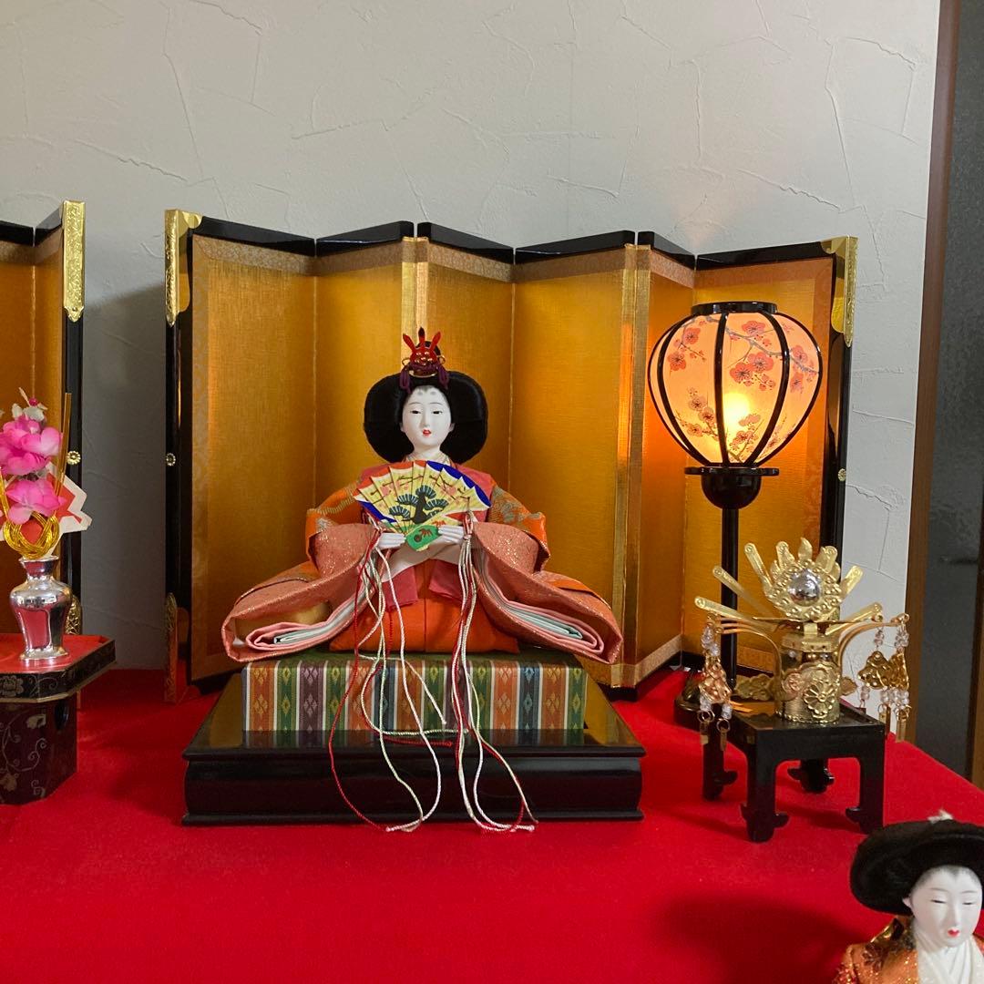 秀月 雛人形 日本人形 七段飾り 桃の節句 雛祭り セットNo.③