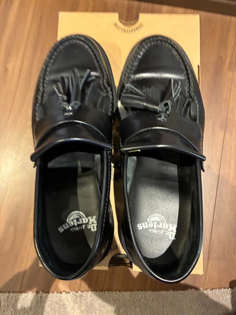 Dr. Martens ADRIAN タッセルローファーブラック ローファー