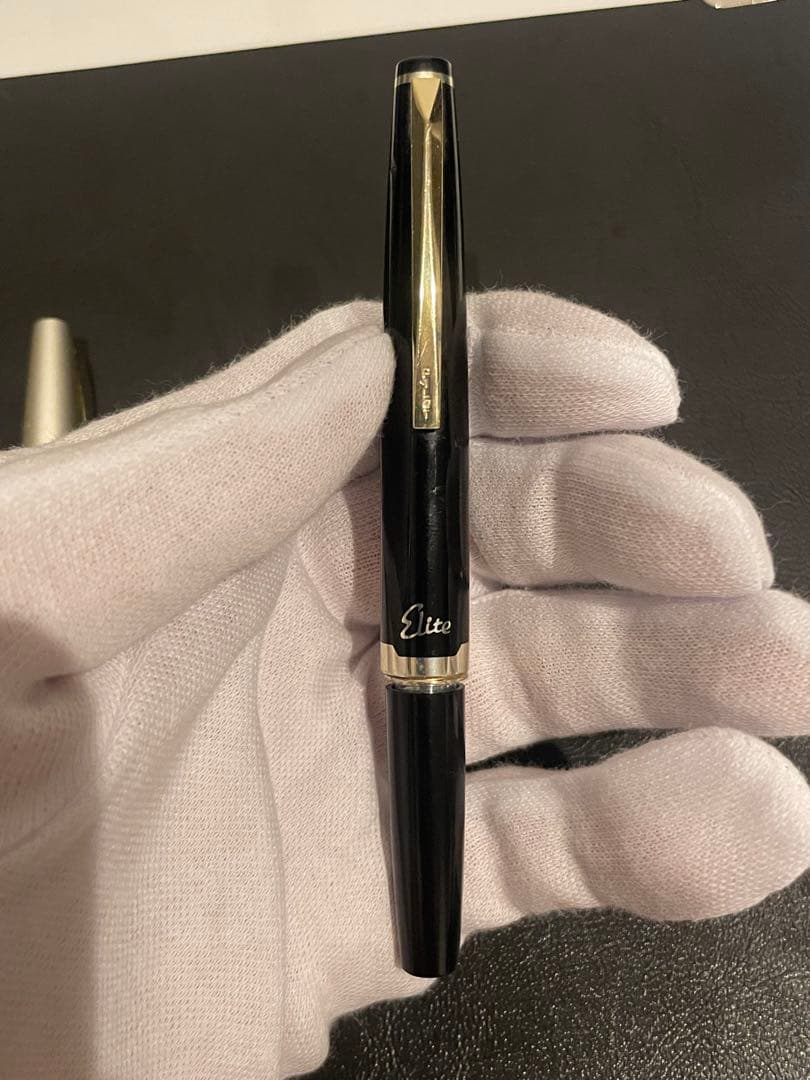 【金】エリート pilot等万年筆おまとめk21 k18 k14 4本