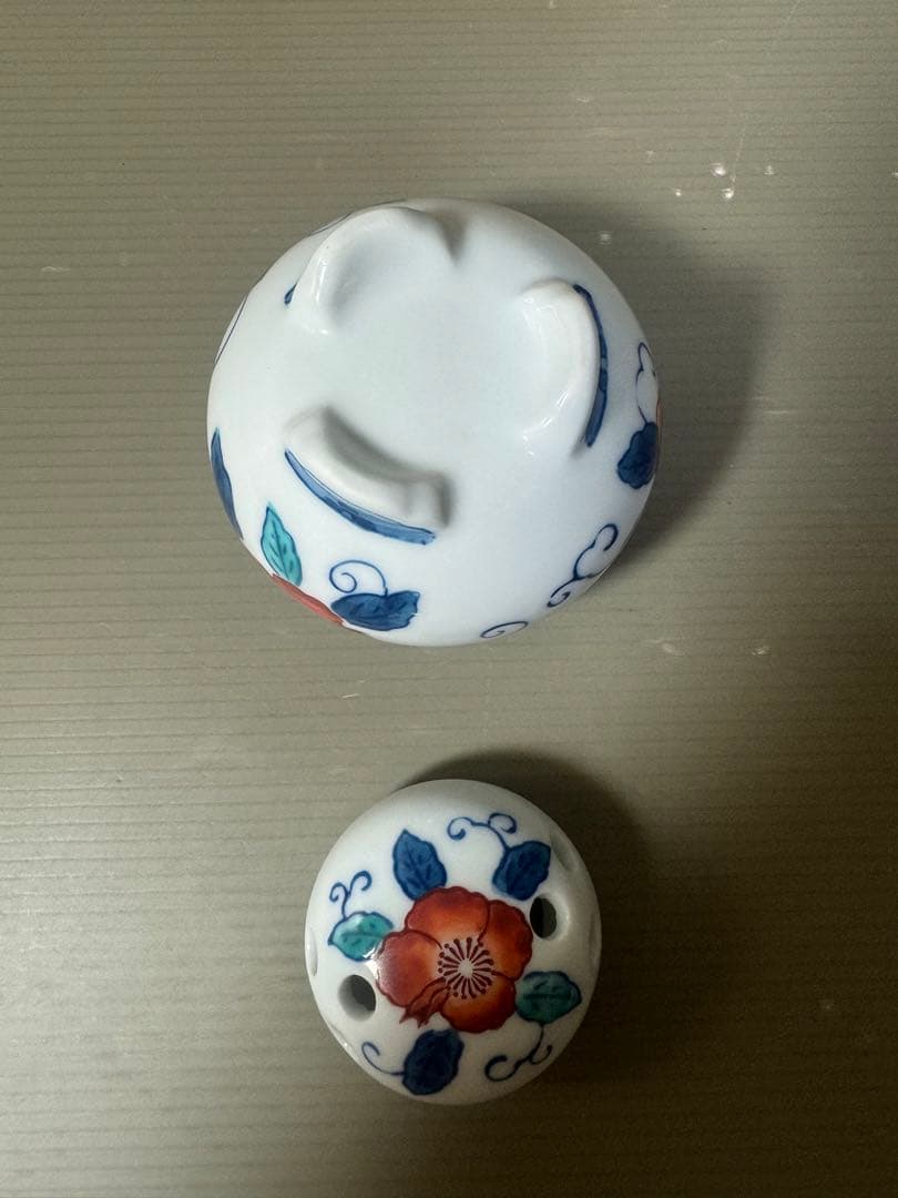 2604 鍋島焼　香炉　未使用
