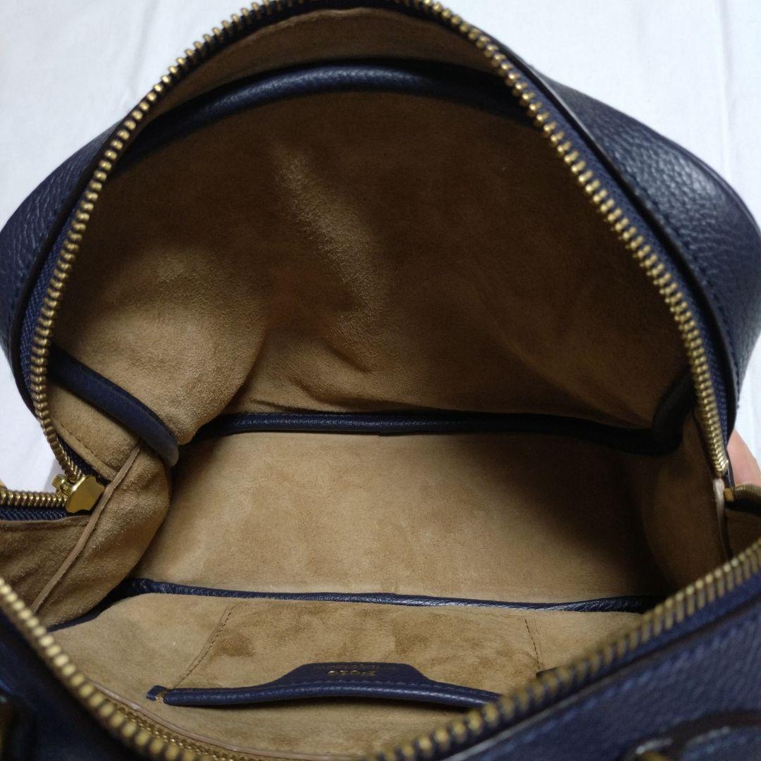 ☆新品☆ ラルフローレン　牛革製クロスボディバッグ