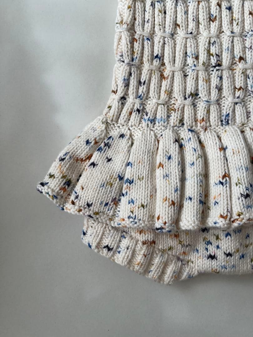 Misha & Puff フリル付きロンパース 18-24m コンフェッティ