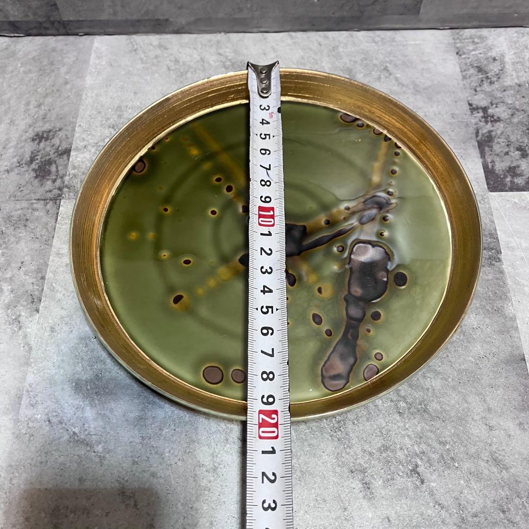 有田焼｜玉響 プレート 20cm（ゴールド）｜陶器｜モダン　和食器　6枚セット