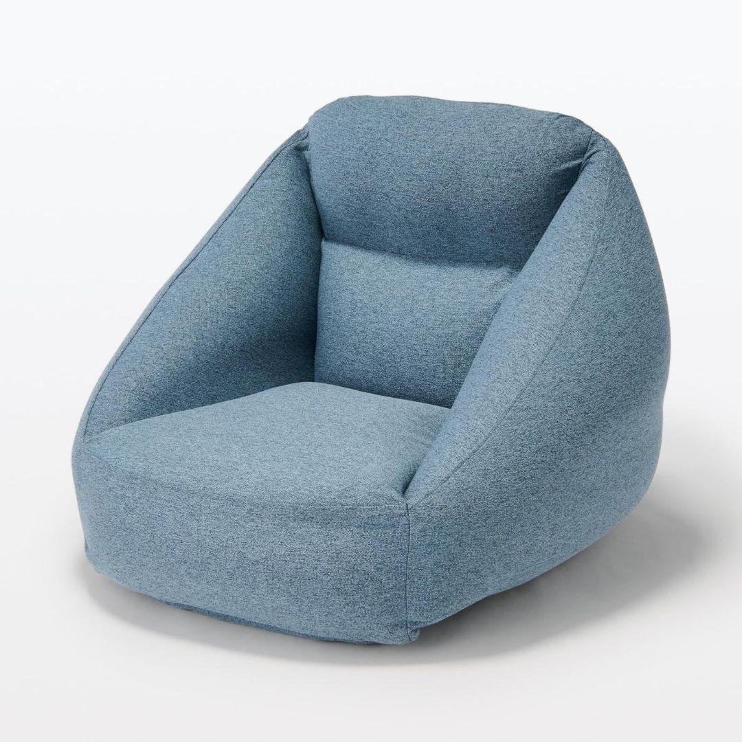 *＊新品・未使用＊*無印良品 空気でできたソファ ネイビー☆廃盤モデル☆ネイビー