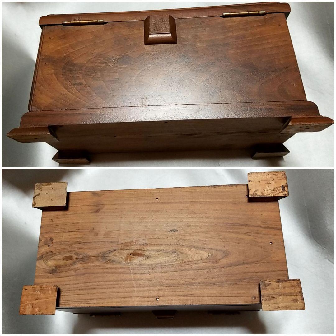 ヴィンテージ オールマイティーキリム 小物入れ 木箱 ディスプレイ