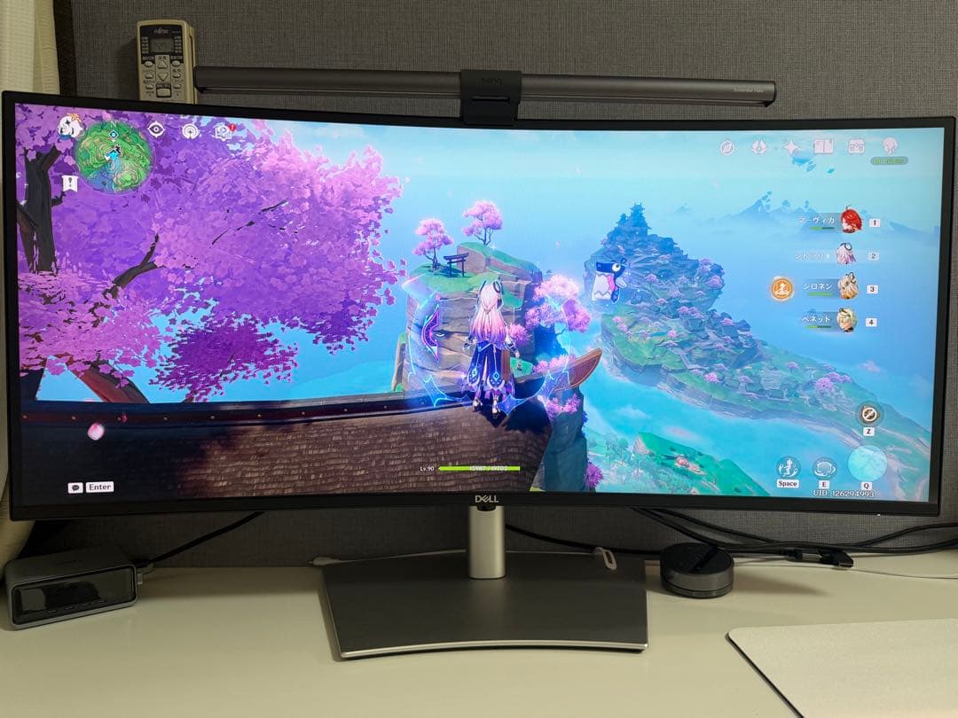 DELL カーブ型ディスプレイ 本体