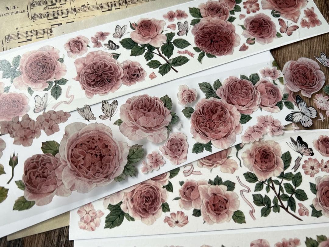 梦岛日记《粉黛》海外マスキングテープ　マステ 【2315】