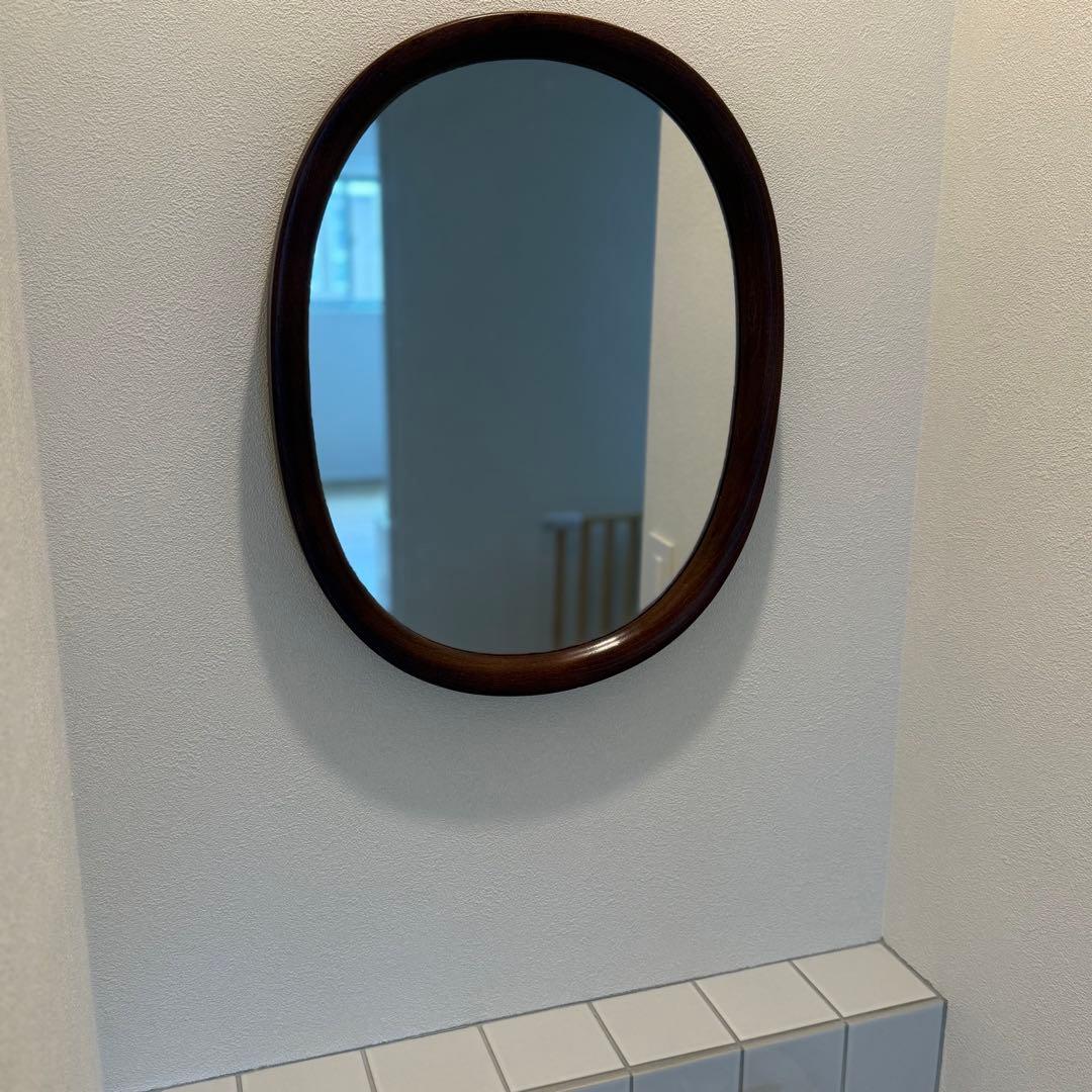 柳宗理　鏡　秋田木工