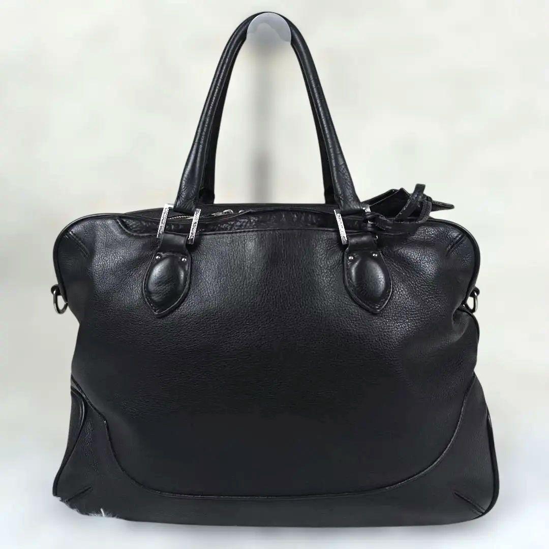 ✨希少✨ ペッレモルビダ ブリーフバッグ レザー 2way 2層 B4可 黒