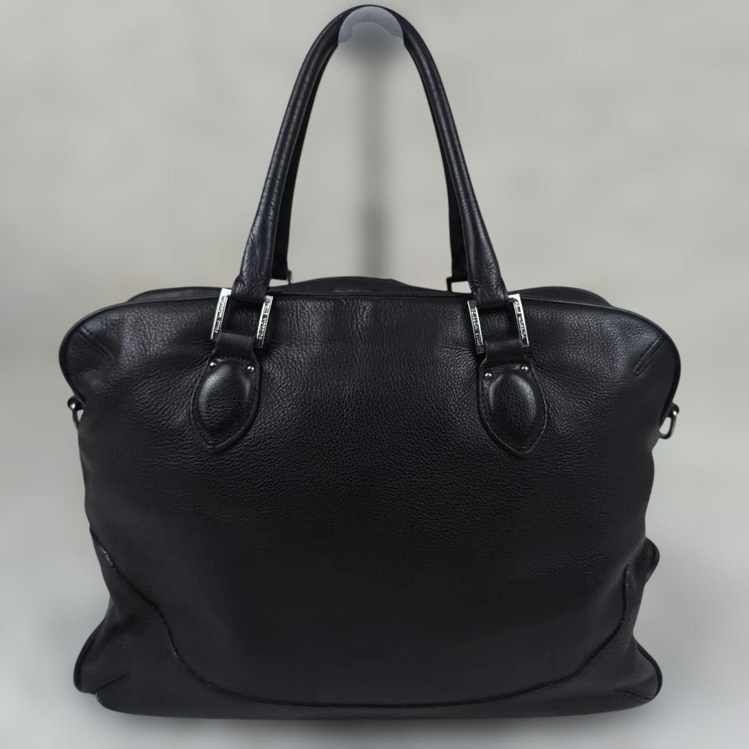 ✨希少✨ ペッレモルビダ ブリーフバッグ レザー 2way 2層 B4可 黒