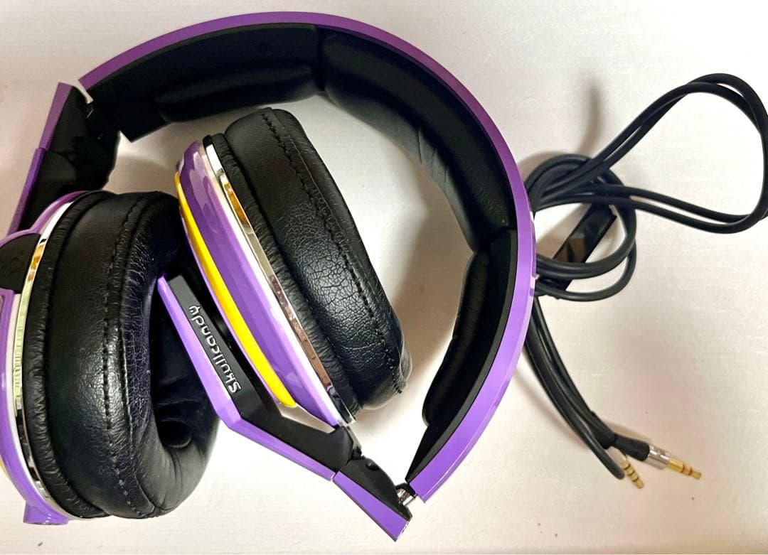 値下げ　貴重⭐️スカルキャンディ DJ ヘッドホン レイカーズ ミックスマスター