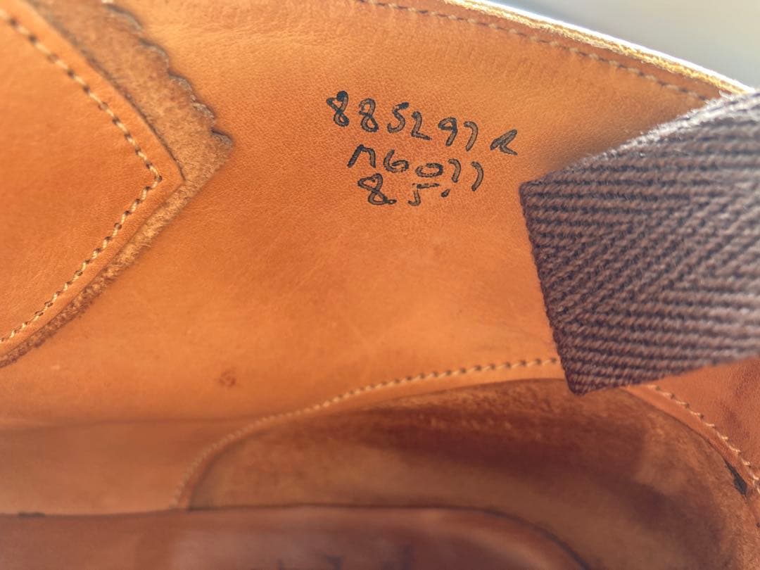 Tricker's MONKEY BOOTS トリッカーズUK8ブラウン