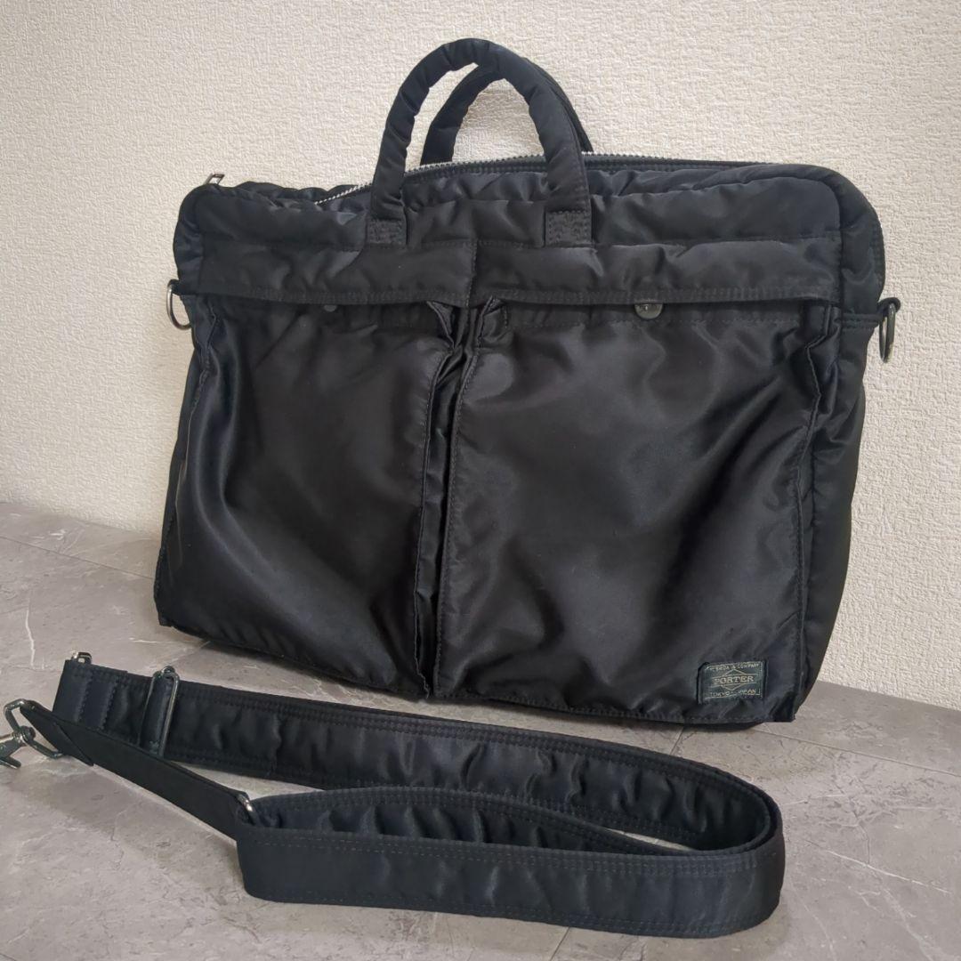 PORTER タンカー ナイロン ブラック ビジネスバッグ 2Way ポーター