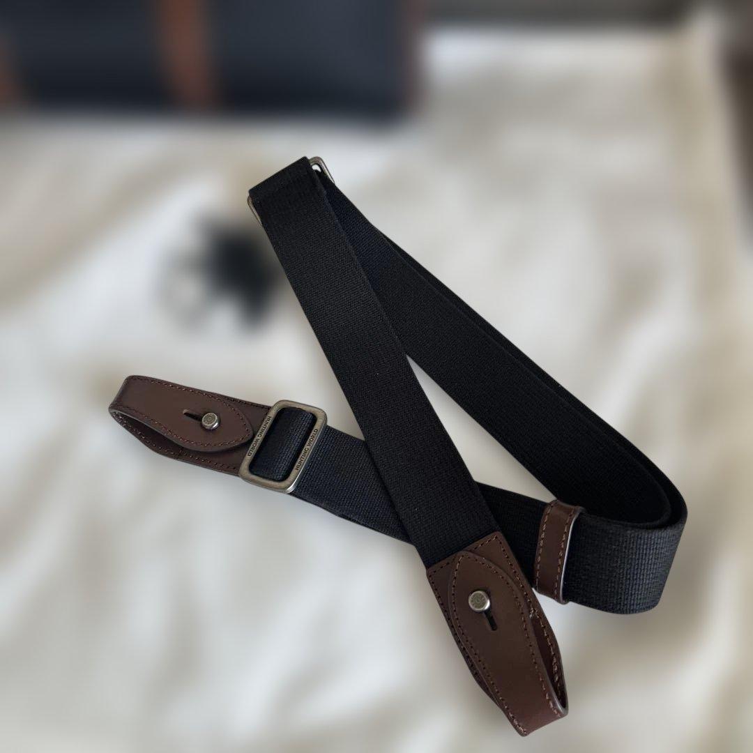 【美品】ハンティングワールド 【7831ビジネスバック】 ブラック&ブラウン