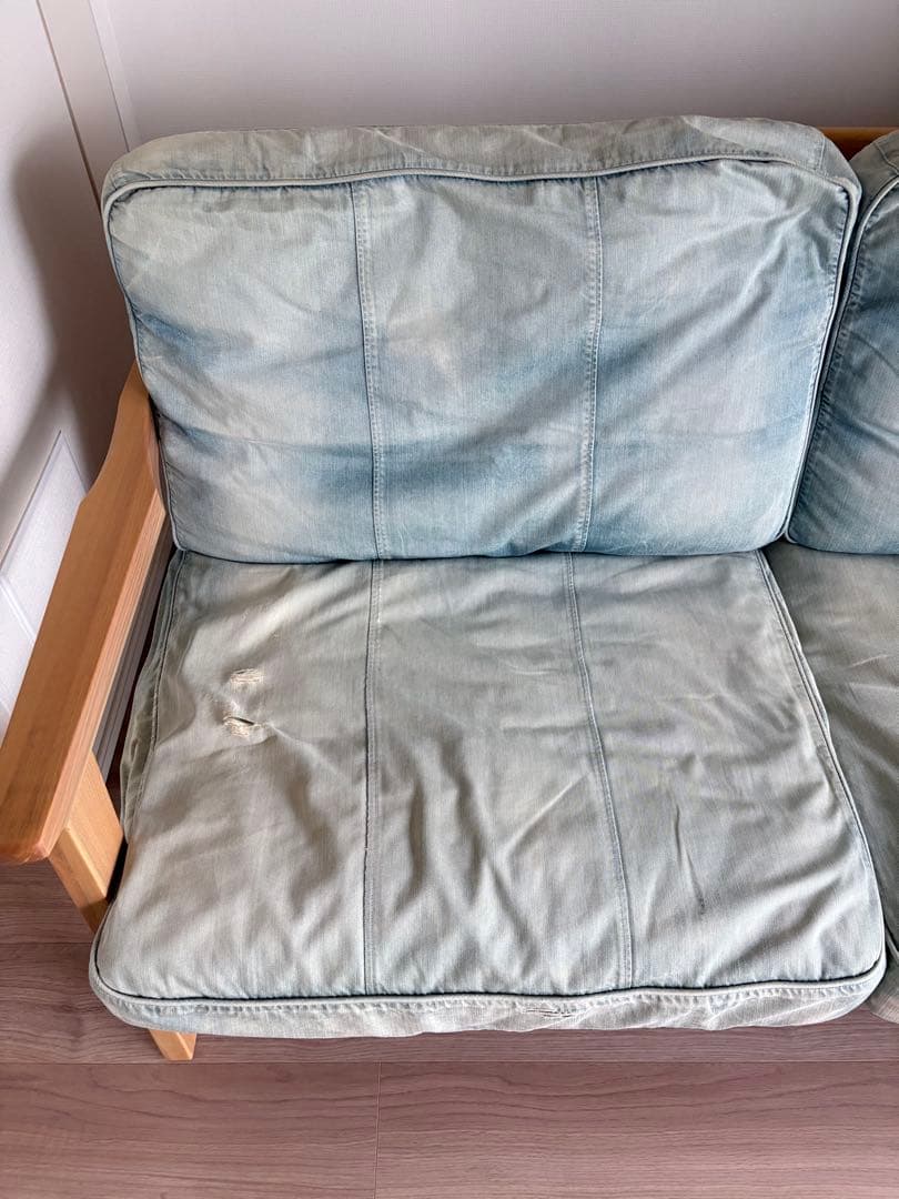 wtw ダブルティー　TISMO SOFA ティズモ　デニム 2人掛けソファ