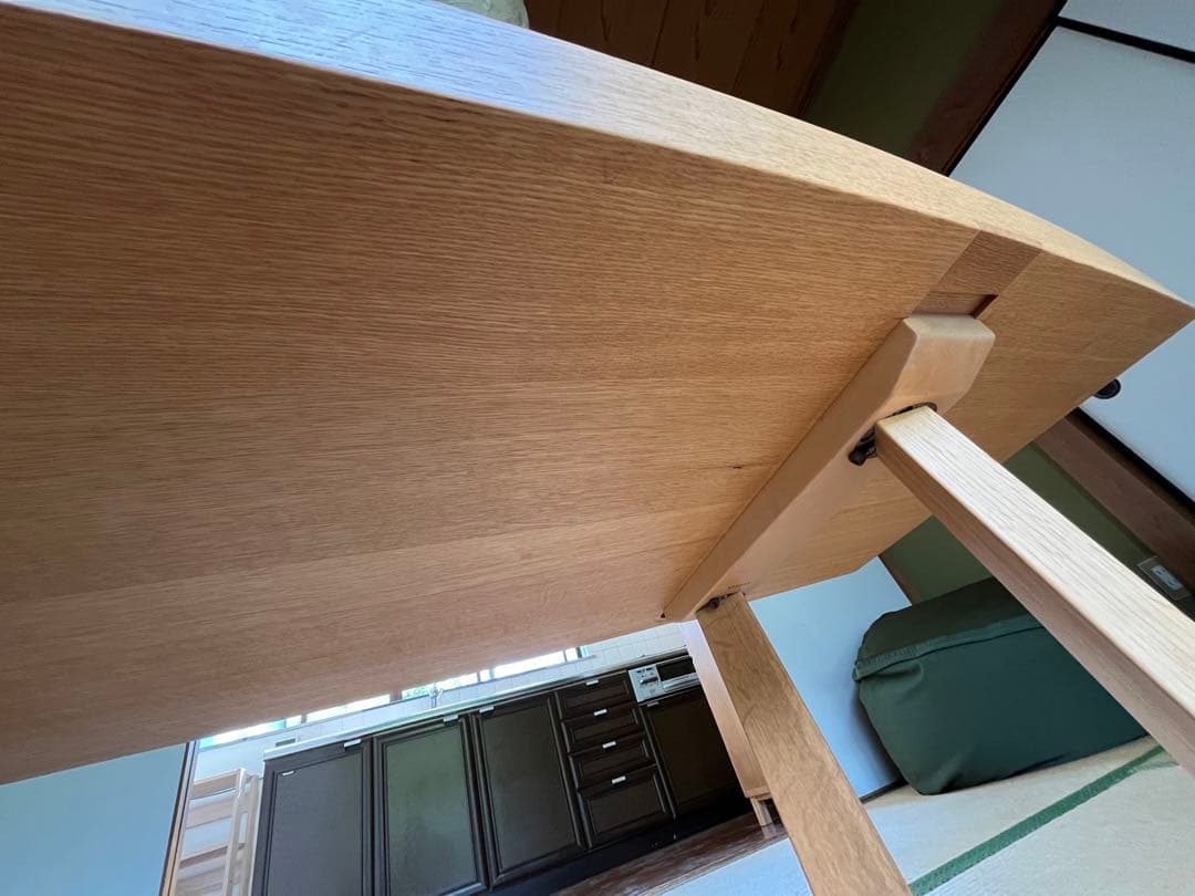 カンディハウス　ローテーブル　天然木（ナラ）　165cm