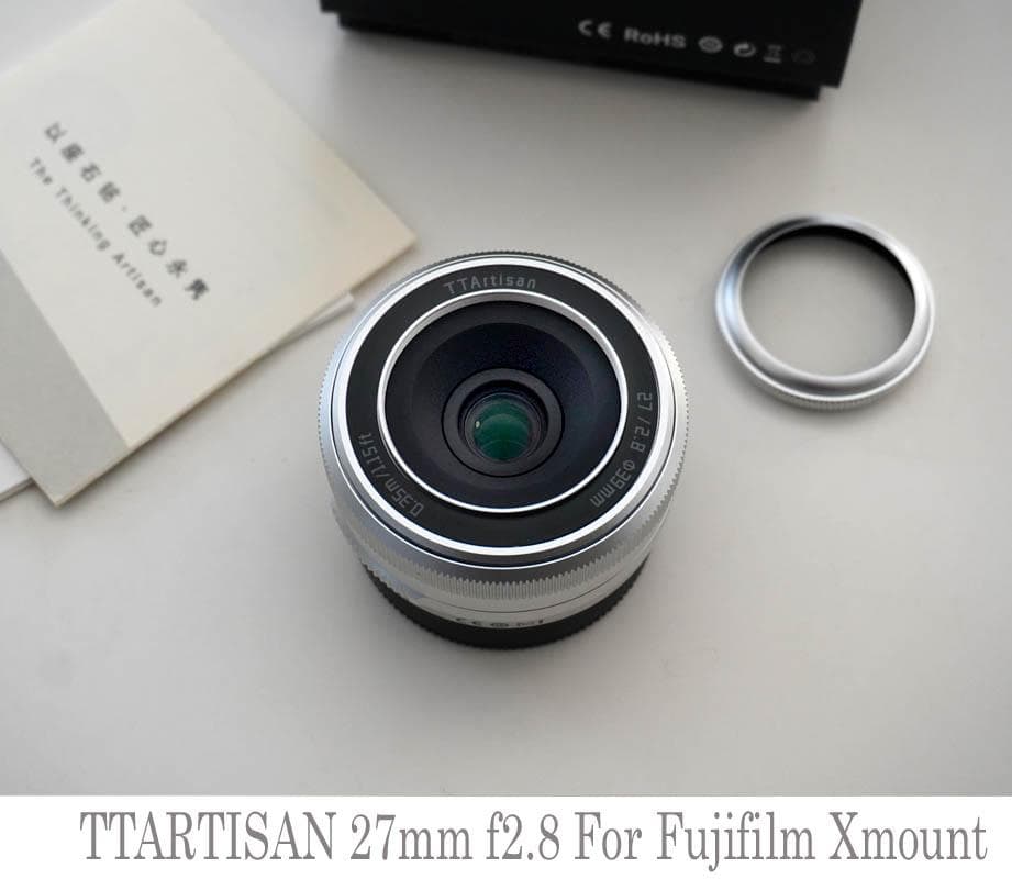 【新品】TTArtisan AF 27mm f/2.8 Xマウント 開封未使用